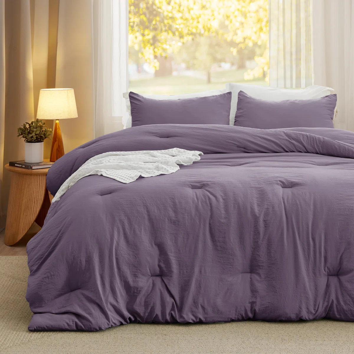 Reversible Prewashed Comforter Set