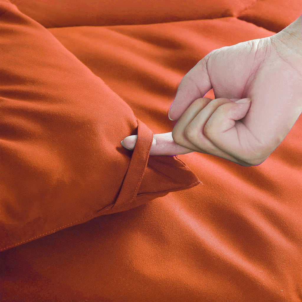 8 PCS Modern Comforter Set with Sheets All Season Bed in a Bag