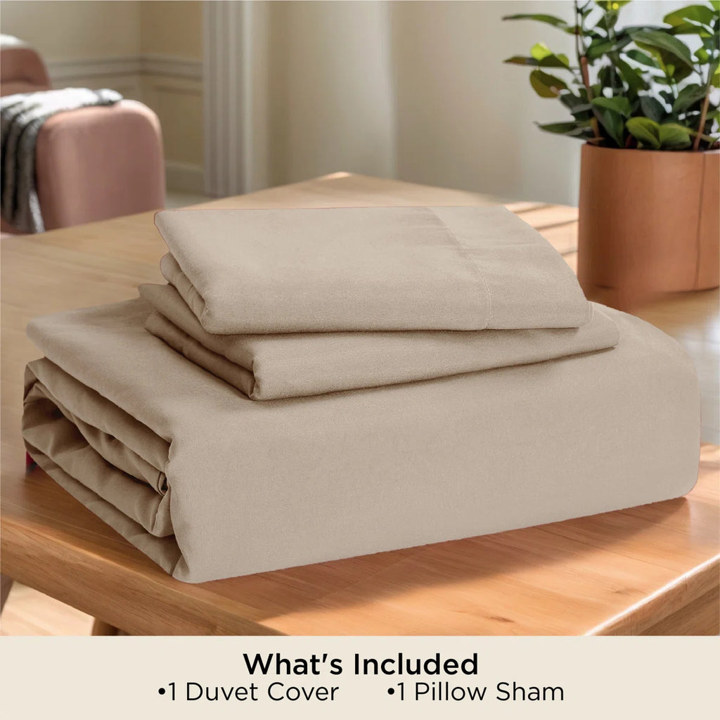 Essential Bedsure Super Soft Prewashed Duvet Cover Set 109gsm GentleSoft