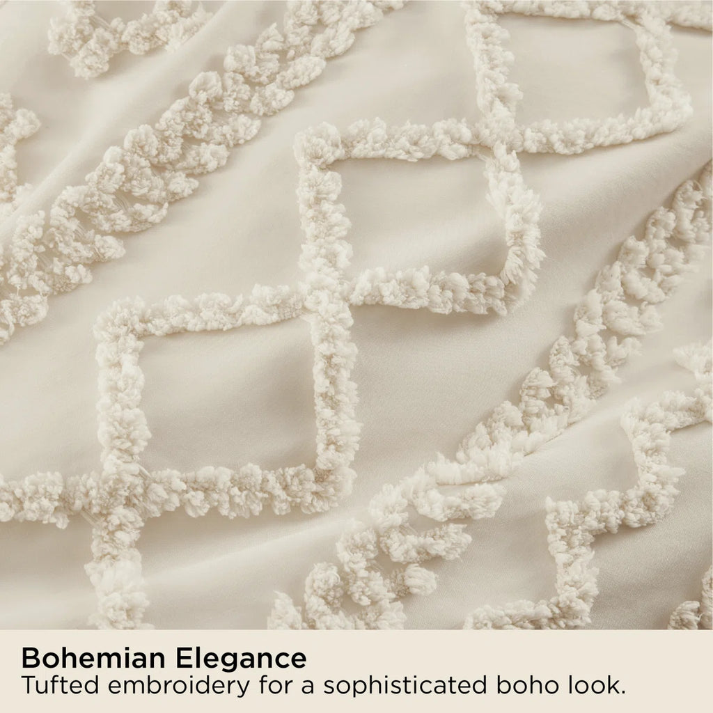 Best Seller Bedsure Farmhouse Shabby Elegance Tufted Boho Comforter Set