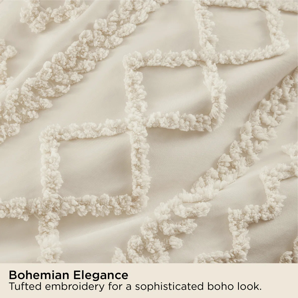 Best Seller Bedsure Farmhouse Shabby Elegance Tufted Boho Comforter Set