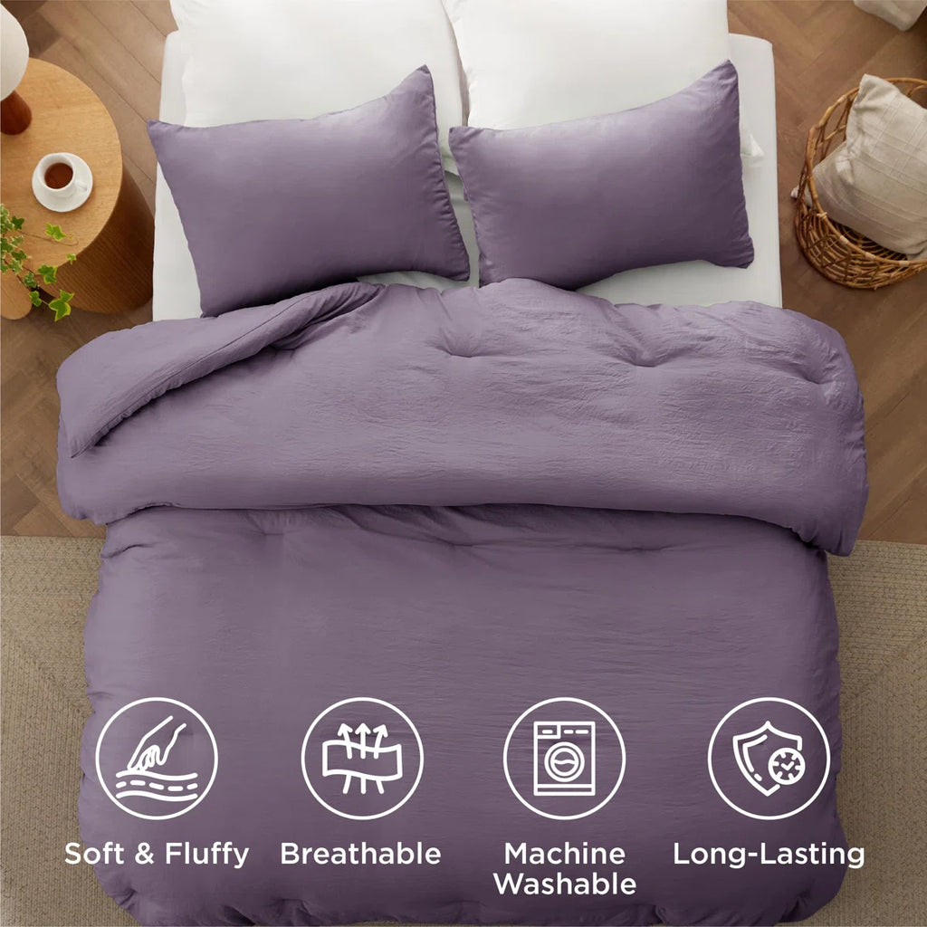 Reversible Prewashed Comforter Set