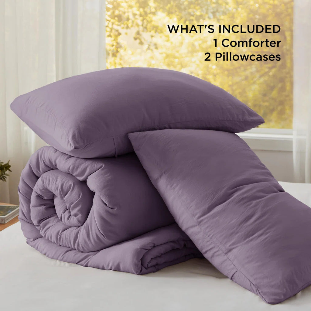 Reversible Prewashed Comforter Set