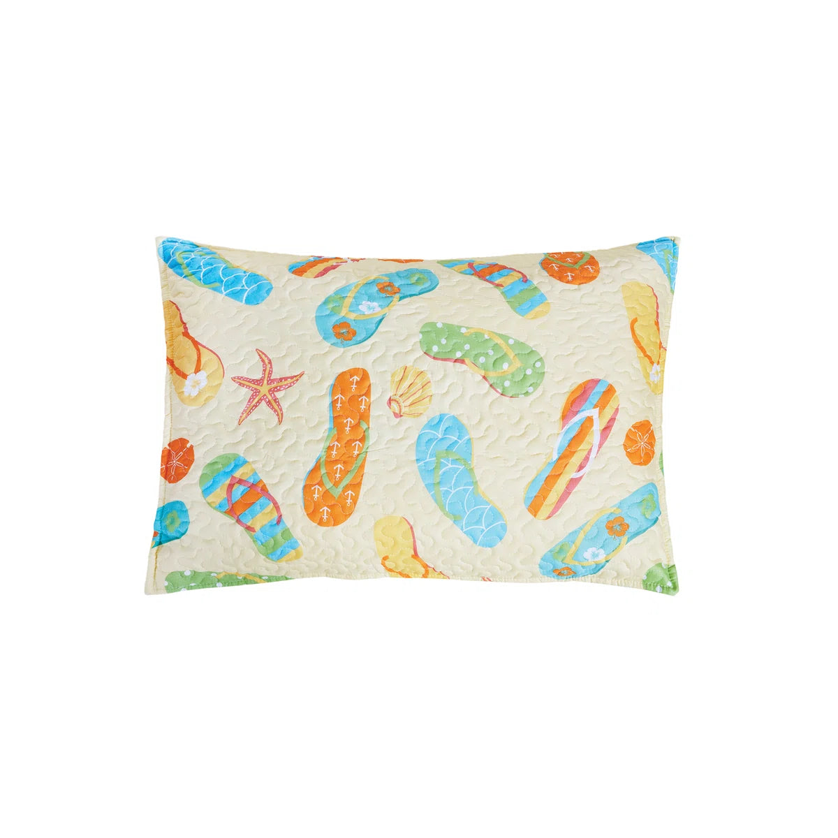 Sunny Splash Cotton Reversible Quilt Set