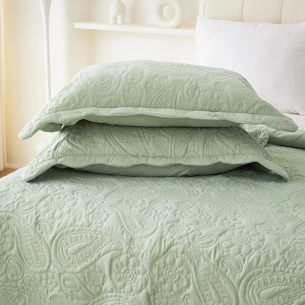 Microfiber Reversible Oversized 3 Piece Coverlet, Bedspread Set