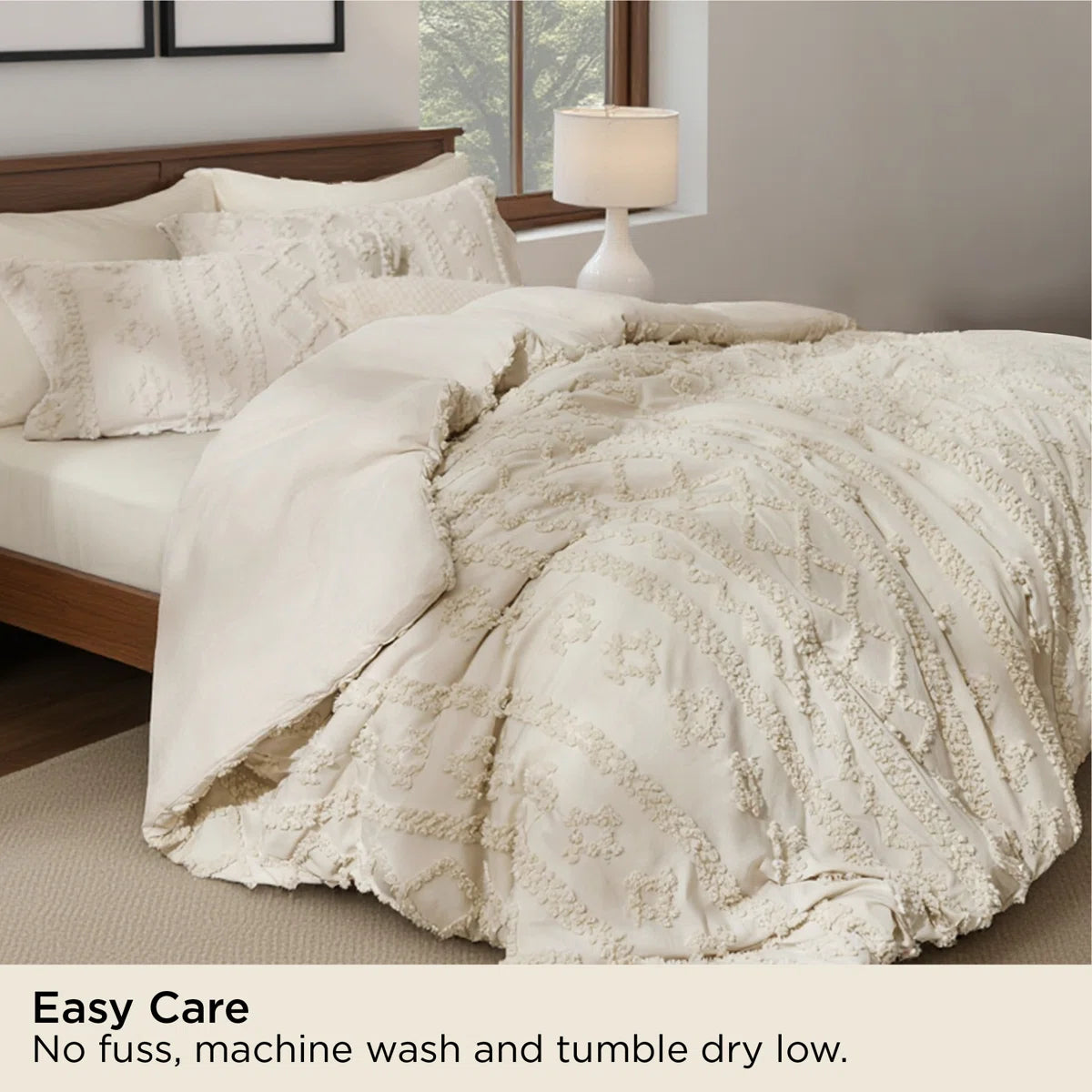 Best Seller Bedsure Farmhouse Shabby Elegance Tufted Boho Comforter Set
